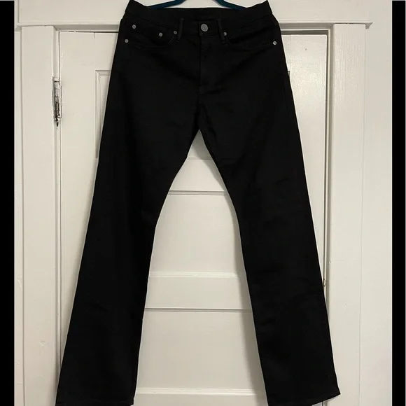 EUC Men’s Size 30 Burberry Brit Straight Leg Regular Fit Denim Jeans In Black